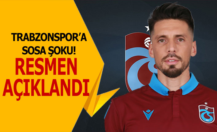 Trabzonspor a Sosa Şoku Resmen Açıklandı Trabzon Haber Trabzonspor