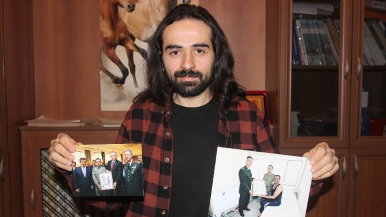 Ressam Dartar: "Cumhurbaşkanımızın odasında yaptığım çalışmanın sergilenmesi bana onur verdi"
