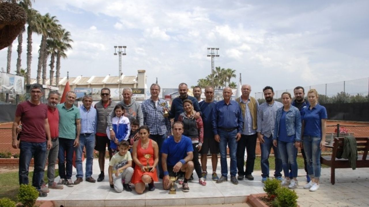 TTF Mersin Senyör Hafta Sonu Tenis Turnuvası sona erdi