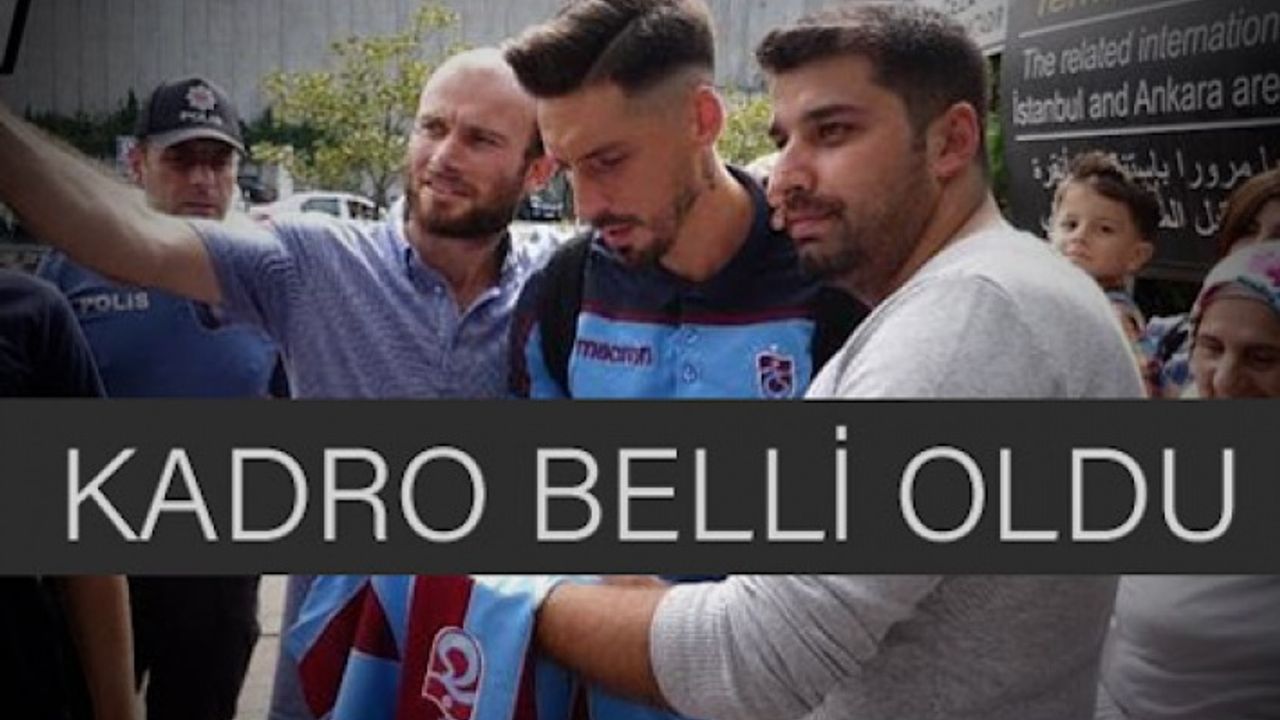 Trabzonspor'un Akhisar Kadrosu Belli Oldu