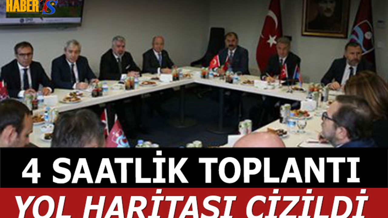 Trabzonspor'da 4 Saatlik Toplantı