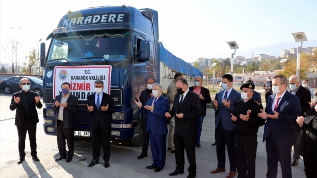 Karabük'ten İzmir'e yardım eli uzandı