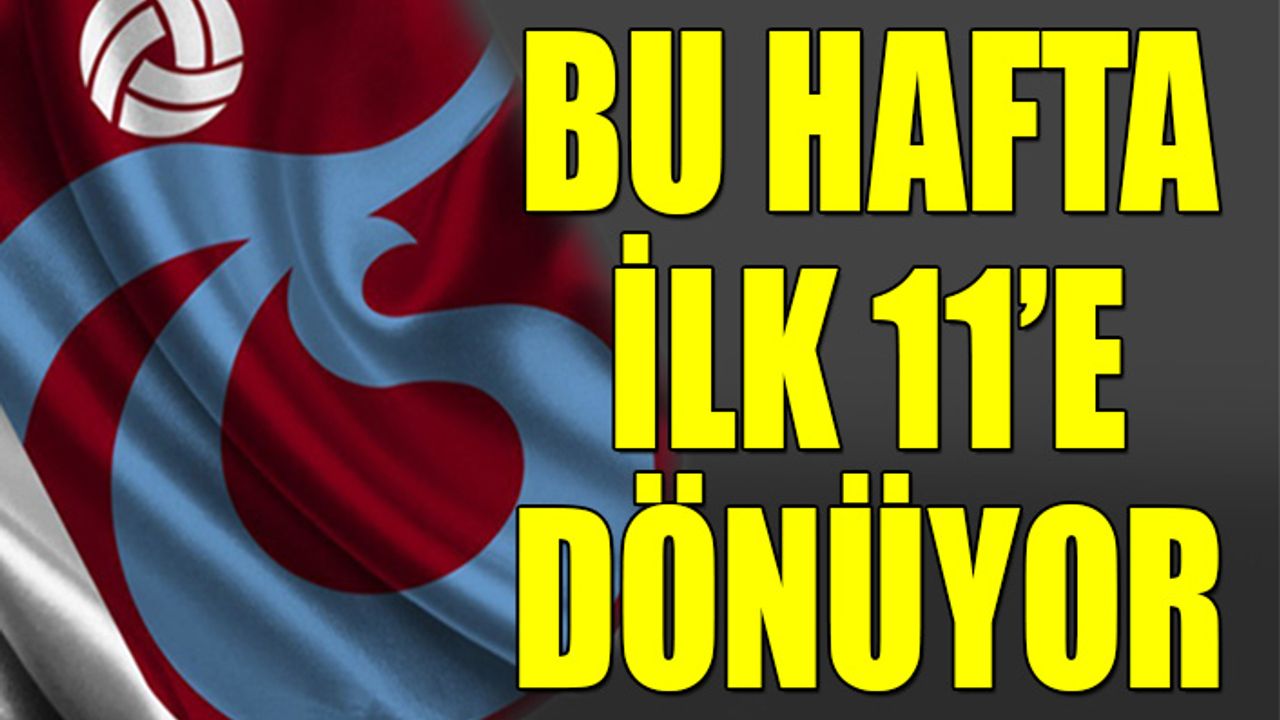 Trabzonspor'un Sağ Bekinde Formaya En Yakın İsim