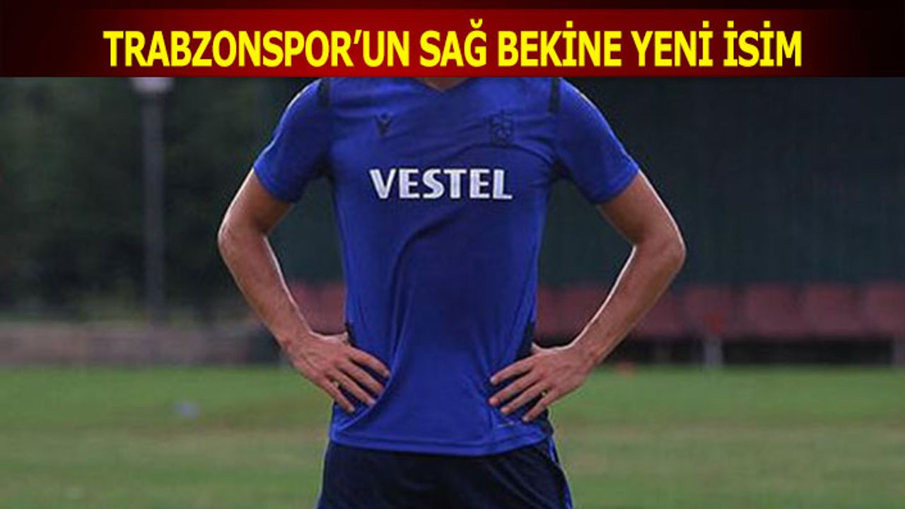 Trabzonspor'un Sağ Bekine Yeni İsim : Taha Cevahiroğlu