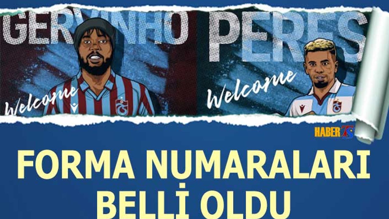 Peres ve Gervinho'nun Forma Numaraları Belli Oldu