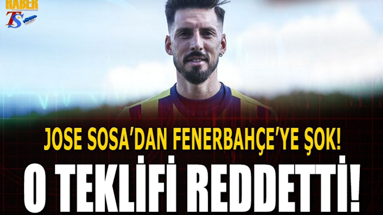 Jose Sosa'dan Fenerbahçe'ye Şok Cevap!
