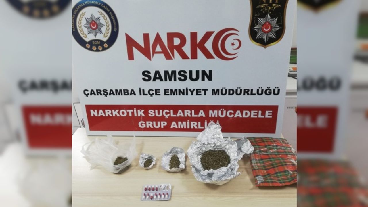 Samsun'da uyuşturucu operasyonunda gözaltına alınan kişi tutuklandı