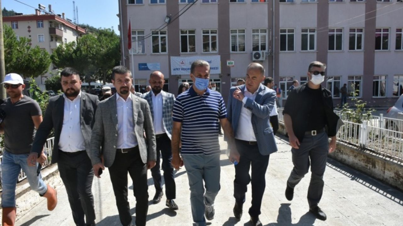 Türkiye Değişim Partisi Genel Başkanı Mustafa Sarıgül, Bozkurt'u ziyaret etti