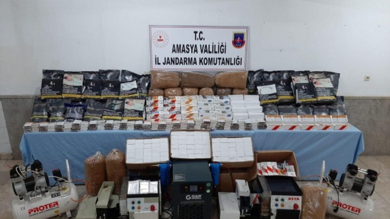 Amasya'da tütün kaçakçılığı operasyonunda yakalanan zanlı tutuklandı