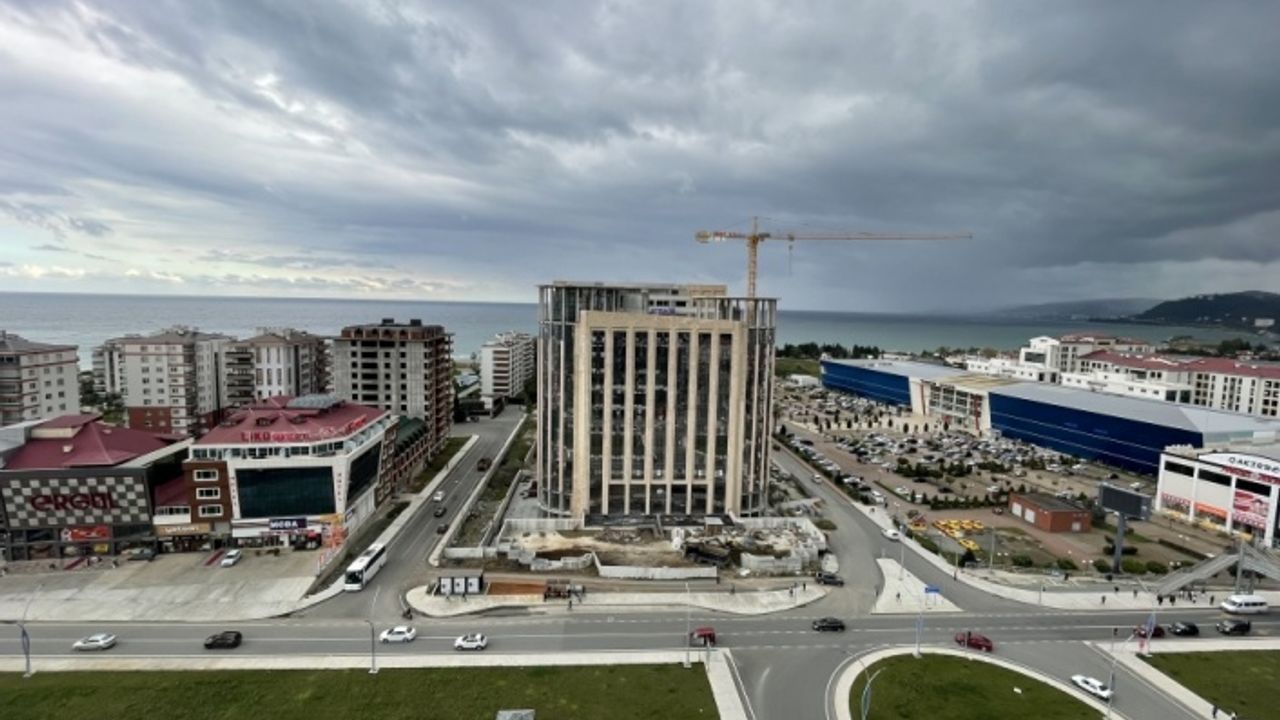 Trabzon Dünya Ticaret Merkezinin yüzde 90'ı tamamlandı