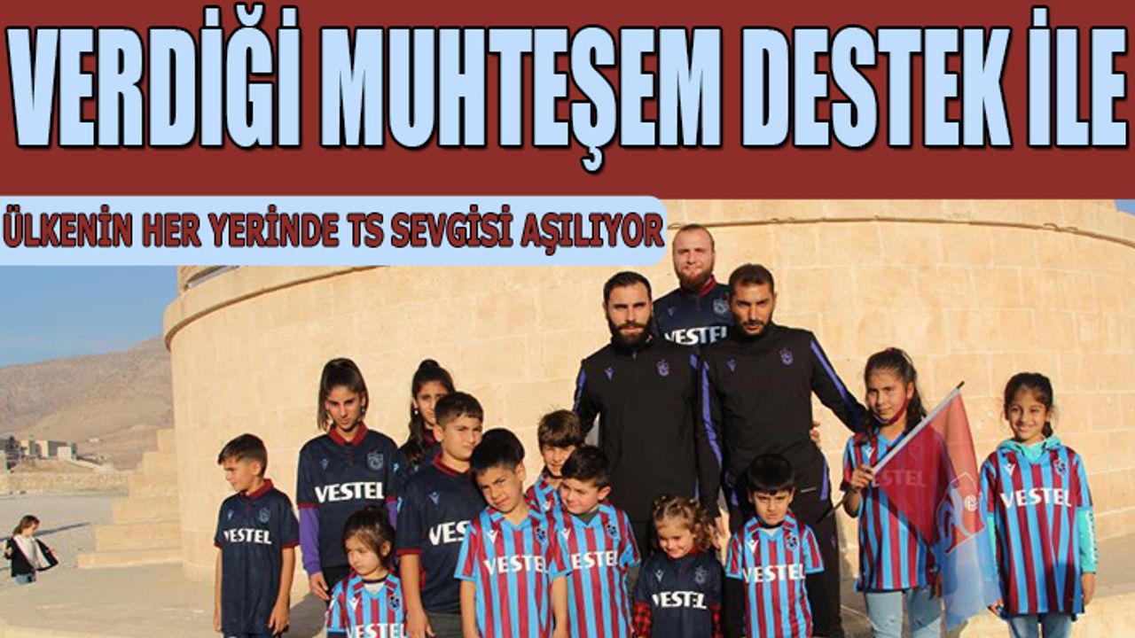 Batmanlı Çocuklar Trabzonspor Sevdasıyla Büyüyecek