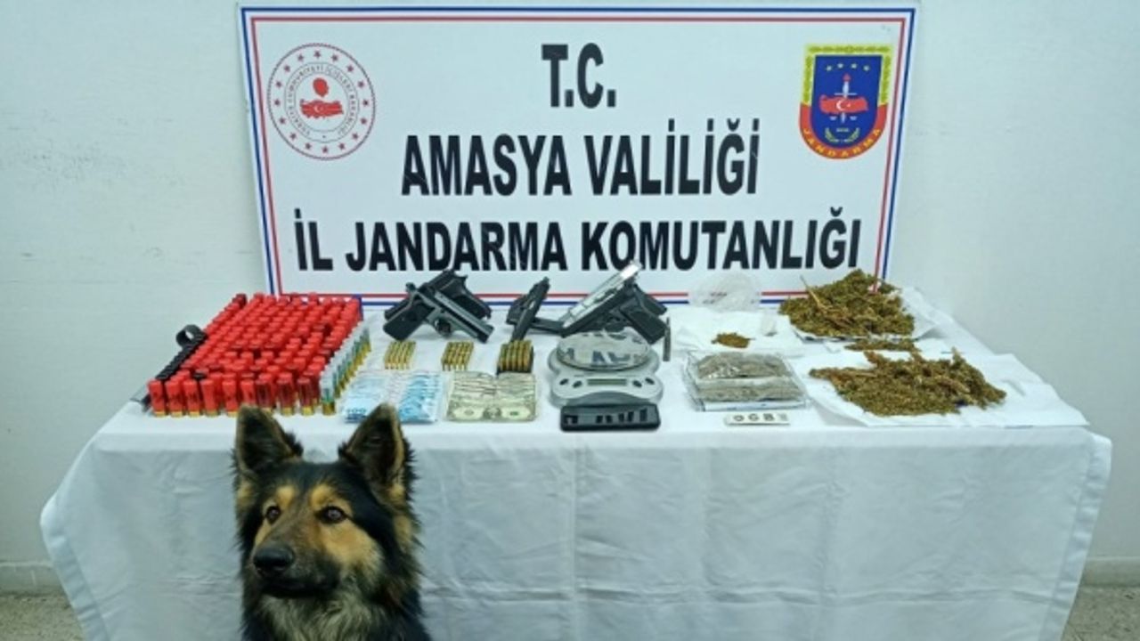 Amasya'da uyuşturucu ticareti yaptığı iddiasıyla yakalanan zanlı tutuklandı