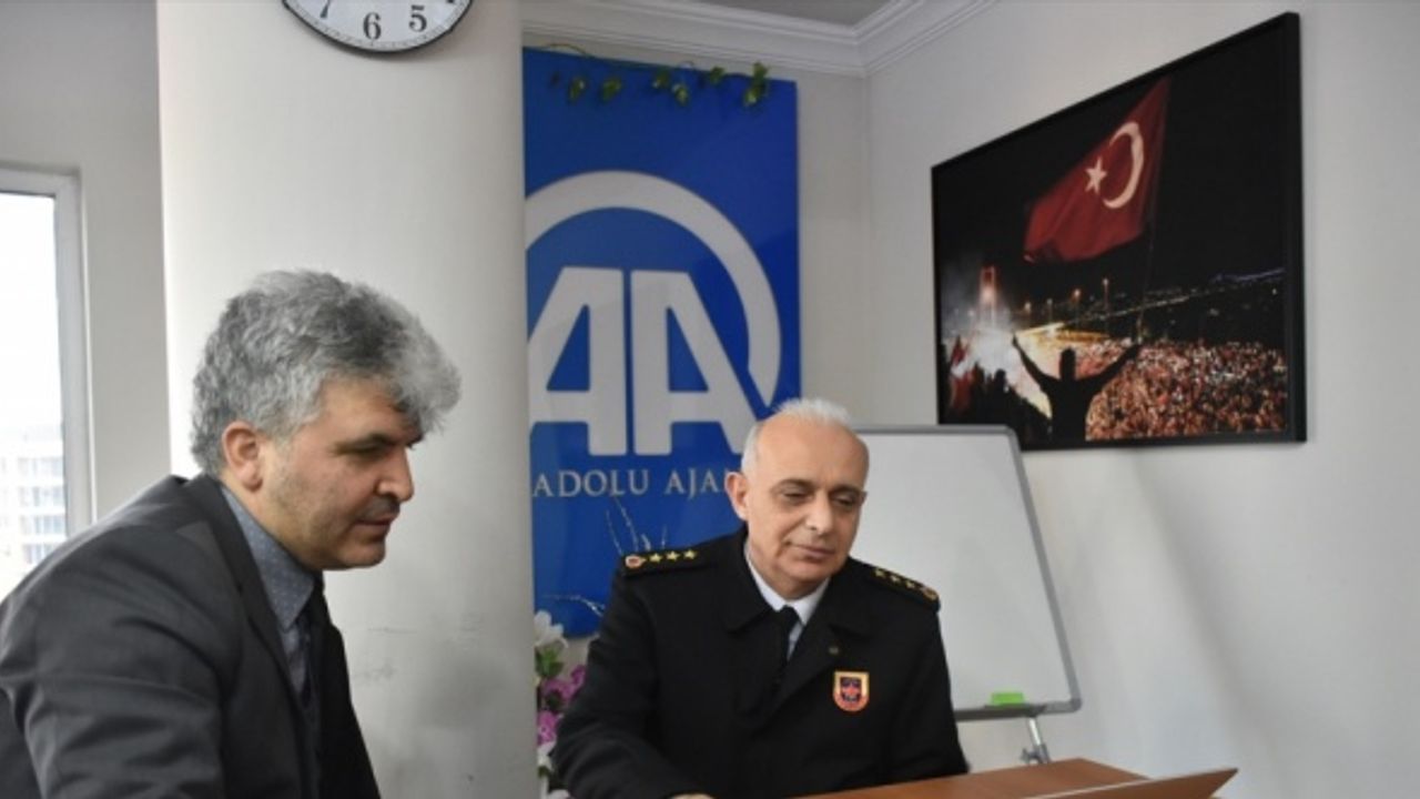 Samsun İl Jandarma Komutanı Ersever AA'nın "Yılın Fotoğrafları" oylamasına katıldı
