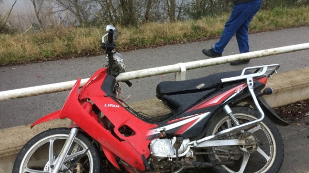 Çarşamba'da motosikletin devrilmesi sonucu 2 kişi yaralandı