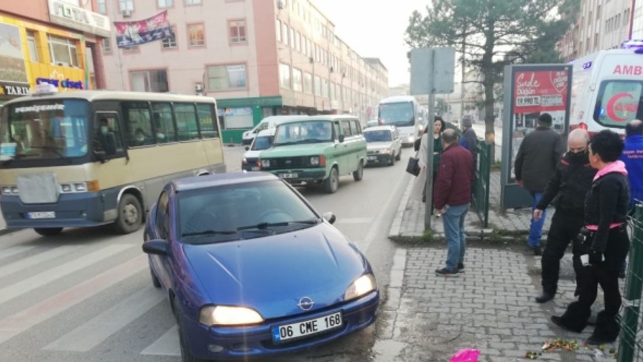 Karabük'te otomobilin çarptığı yaya yaralandı