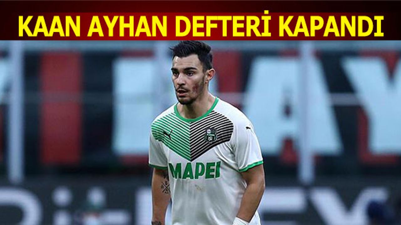 Trabzonspor'da Kaan Ayhan Defteri Kapandı