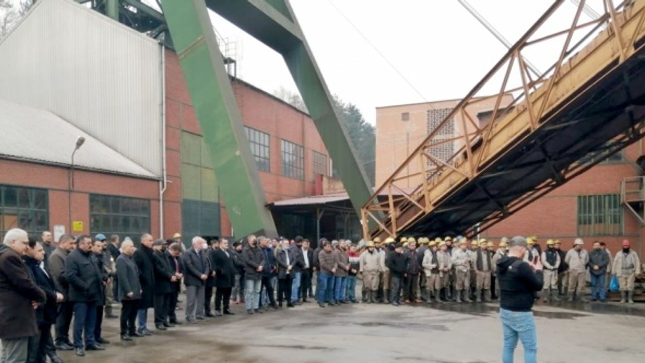 TTK'ye ait maden ocağının yeni panosunda üretime başlandı