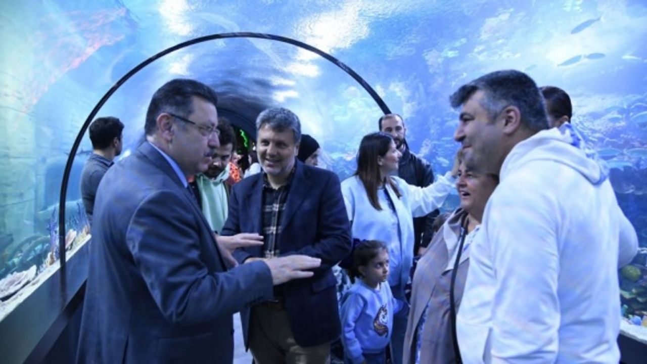 Trabzon'da Tünel Akvaryum'a ziyaretçi akını! Bakın kaç kişi ziyaret etti?