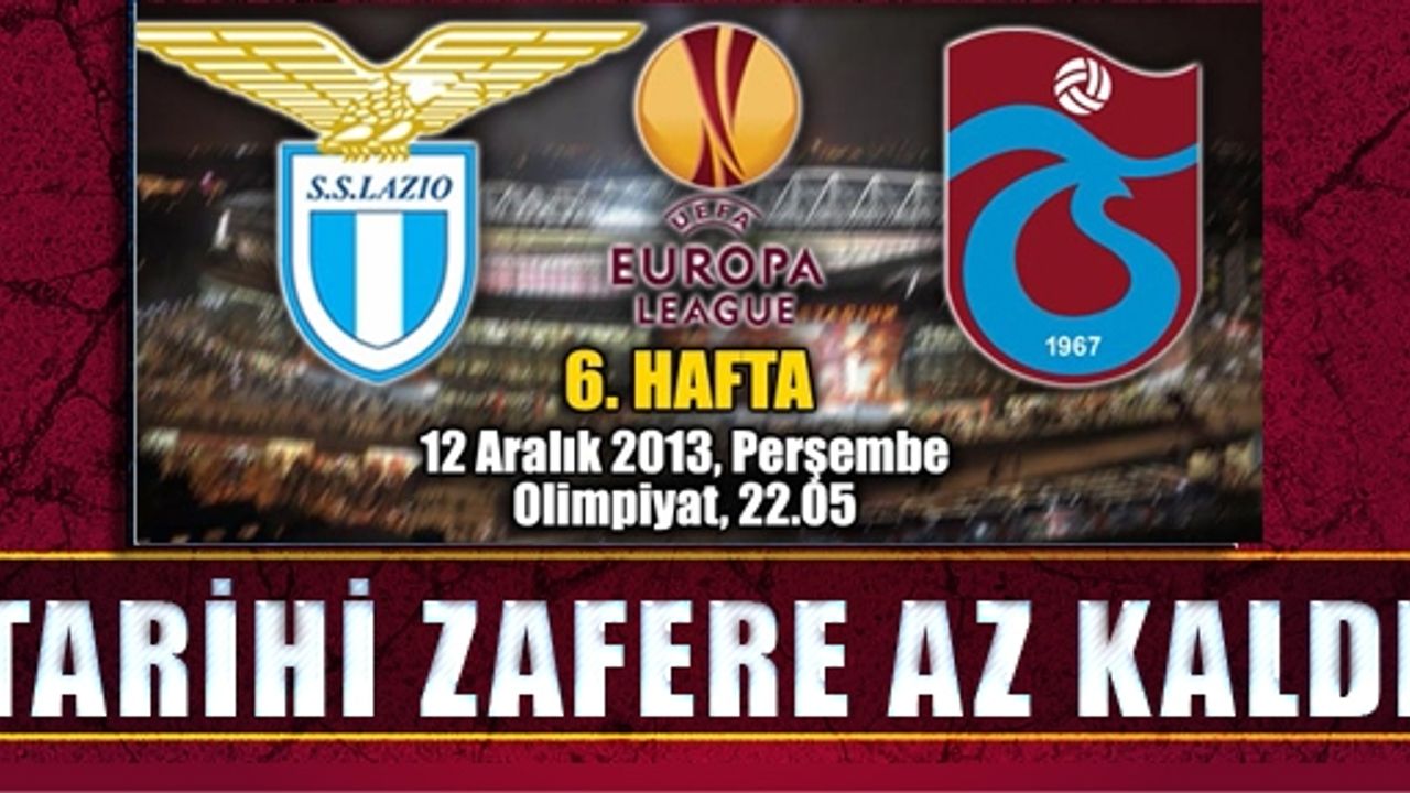 Trabzonspor'un Muhtemel Lazio 11'i