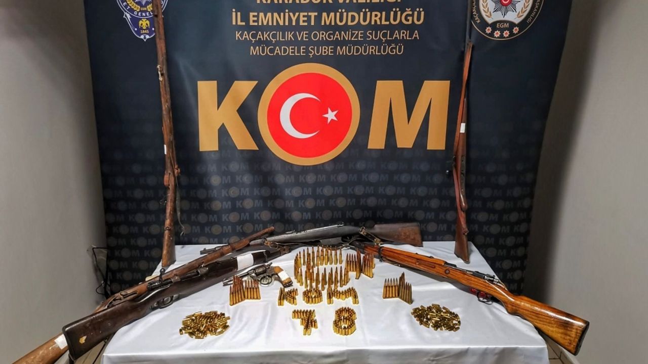 Karabük'te silah kaçakçılığı operasyonunda bir kişi yakalandı