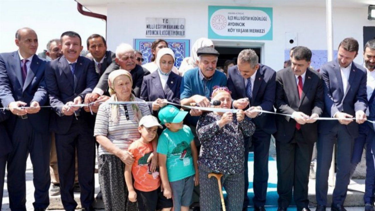 MEB 'Köy Yaşam Merkez'lerini çoğaltıyor... Samsun'dan sonra Ankara'da da açıldı