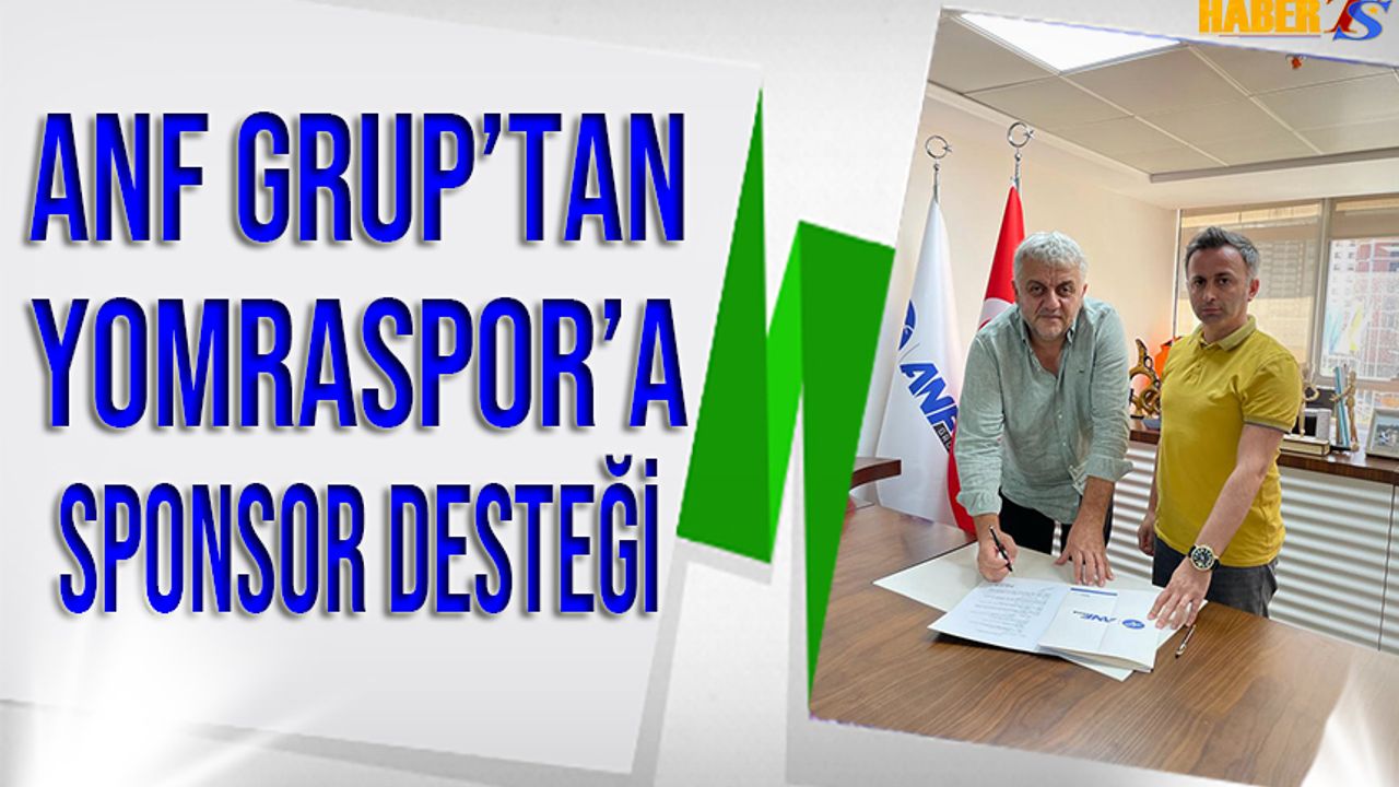 ANF Grup'tan Yomraspor'a Destek