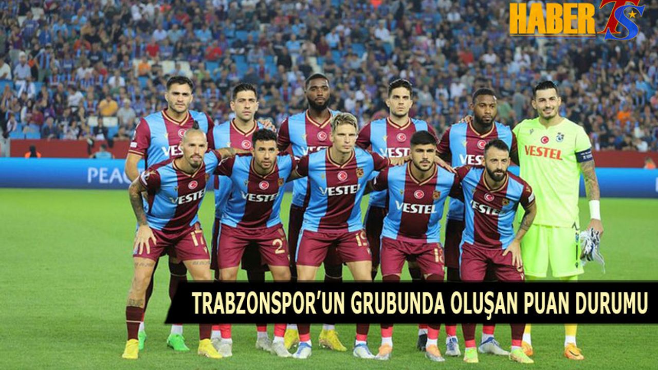 Trabzonspor'un Grubunda Puan Durumu