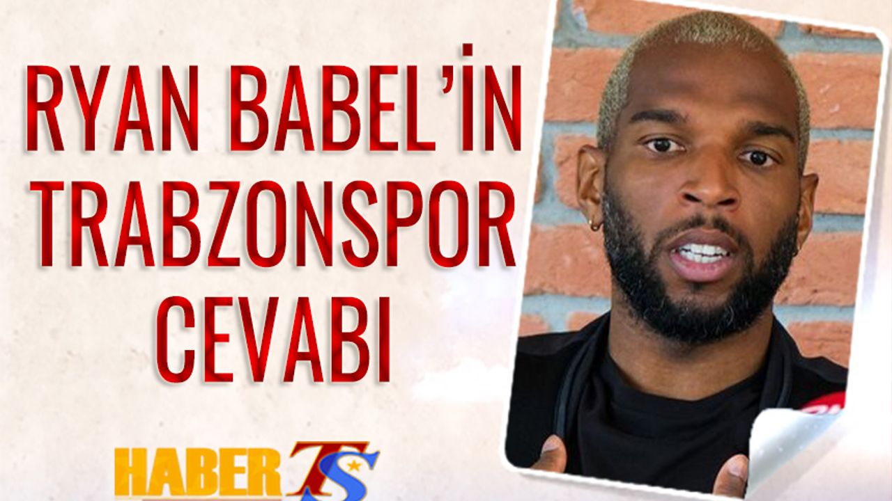 Ryan Babel'in Flaş Trabzonspor Sözleri