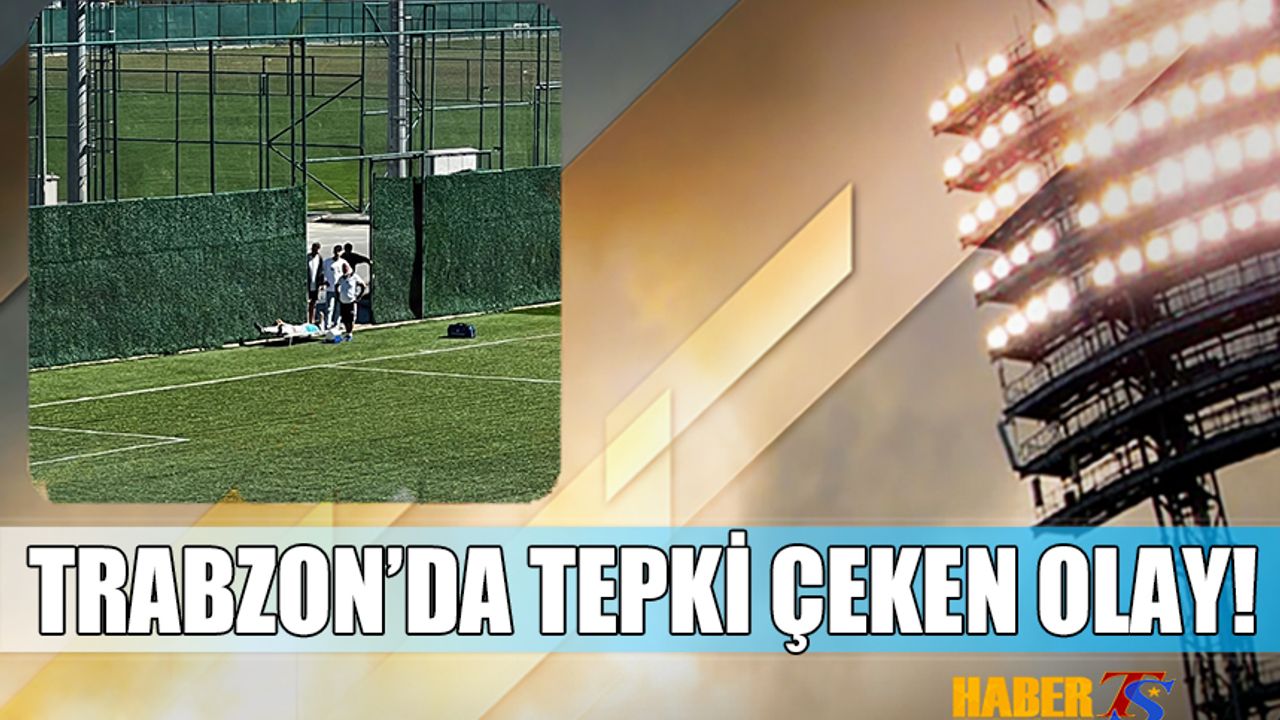 Trabzon Futboluna Yakışmayan Görüntü