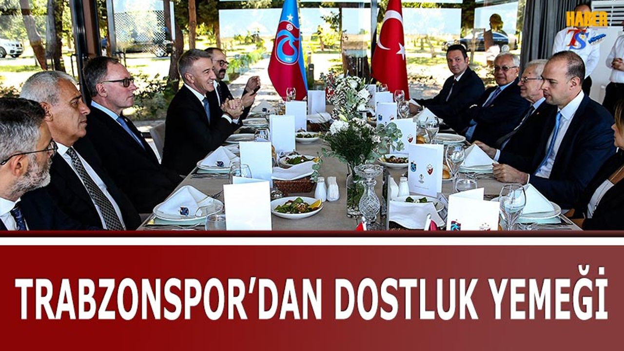 Trabzonspor’dan Kızılyıldız’a Dostluk Yemeği