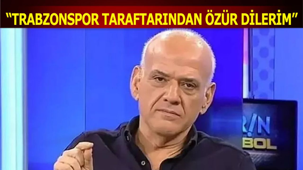 "Trabzonspor Taraftarından Özür Dilerim"