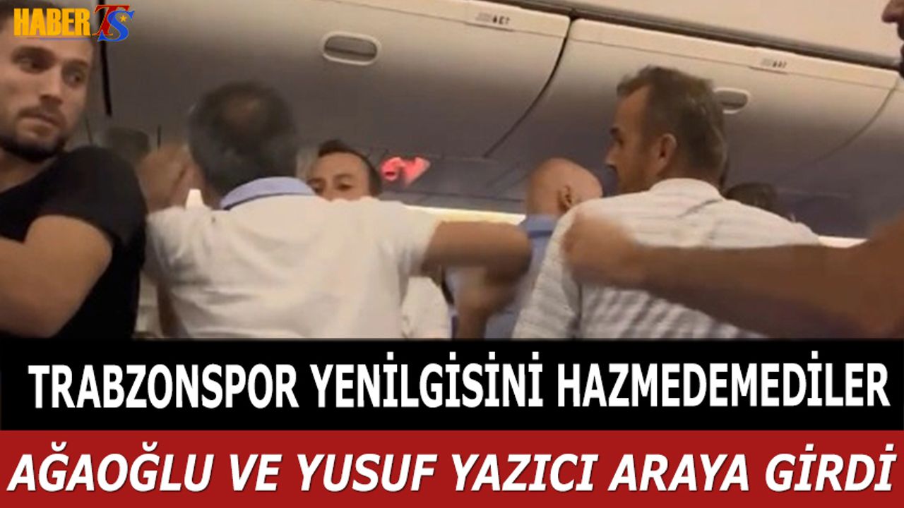 Trabzonspor Yenilgisini Hazmedemediler! Uçağı Birbirine Kattılar