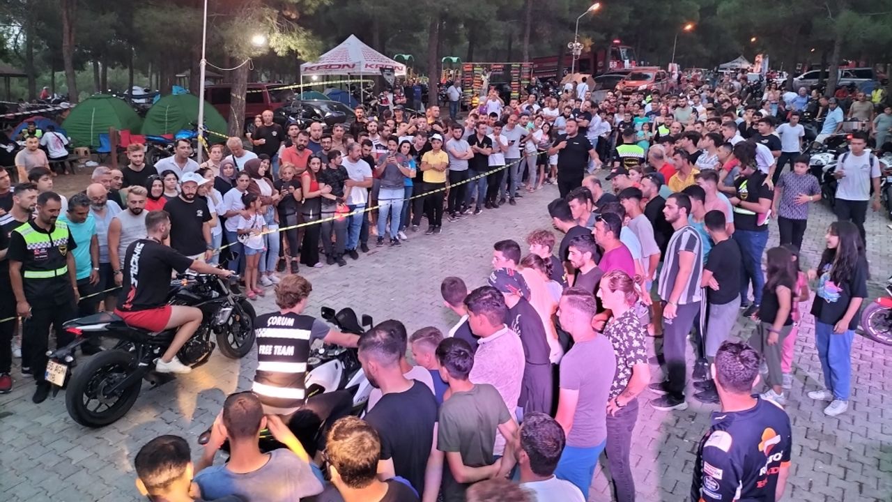 Vezirköprü'de Motosiklet Festivali düzenlendi