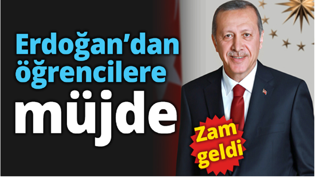 Cumhurbaşkanı Recep Tayyip Erdoğan'dan Öğrencilere Müjde