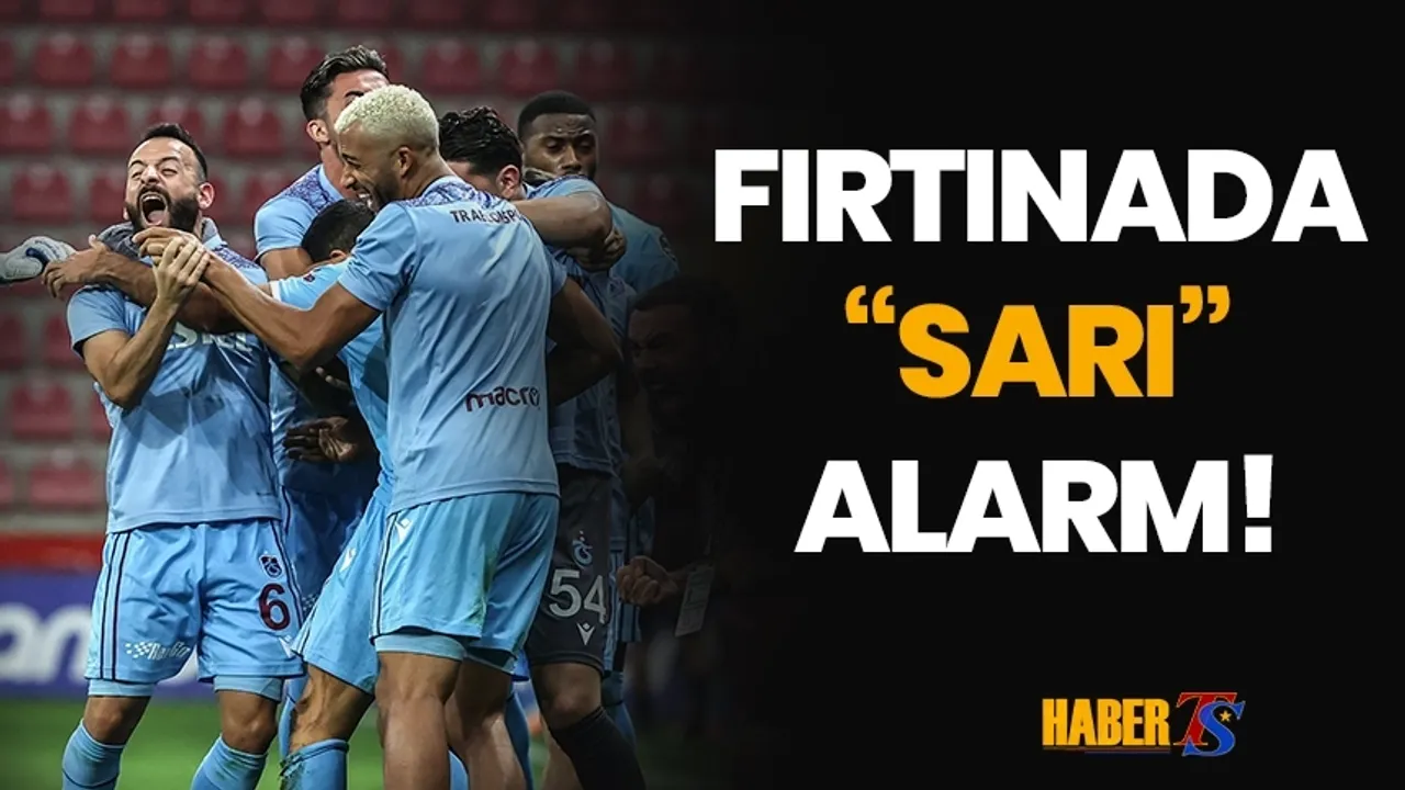Trabzonspor'da Zorlu Konyaspor Maçı Öncesi Sarı Kart Alarmı 4 Oyuncu