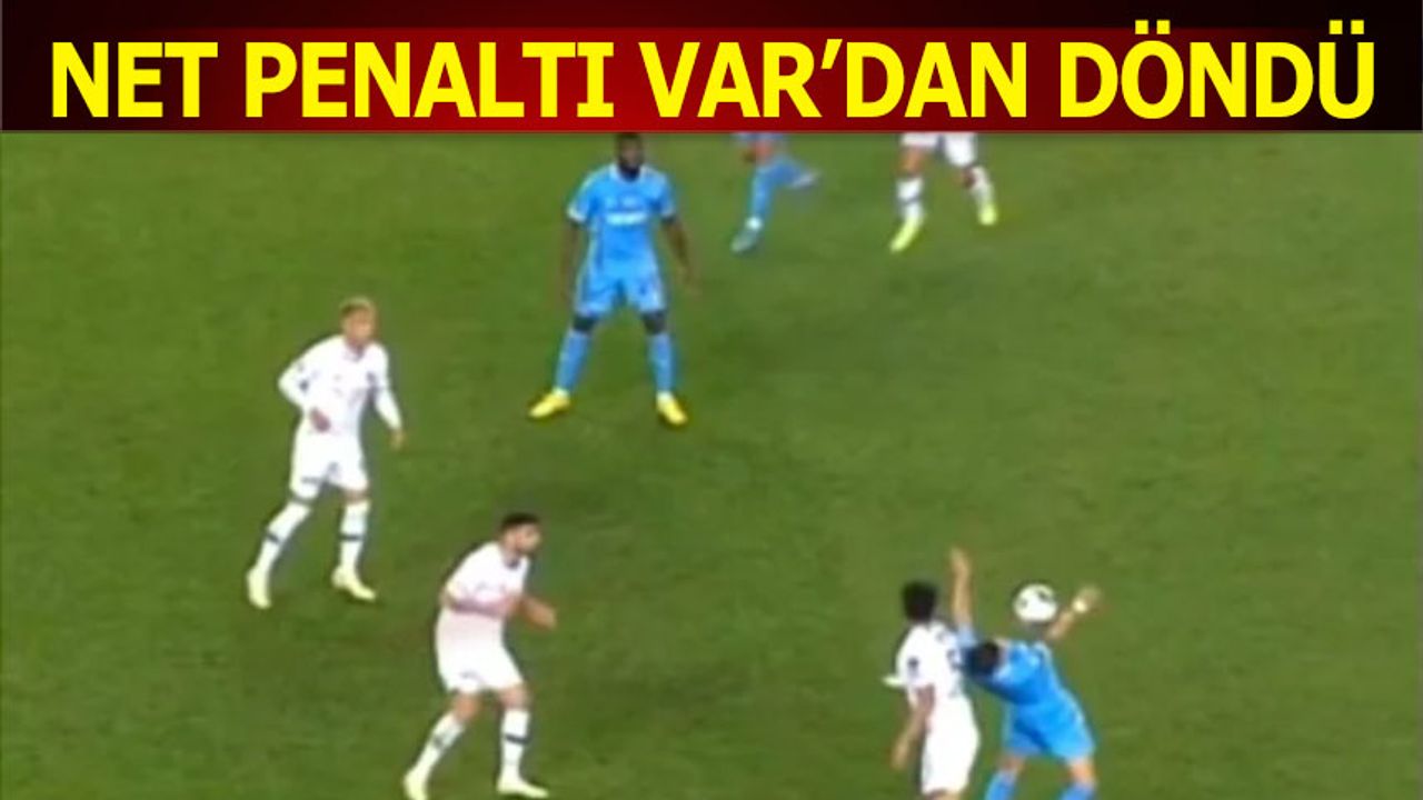 Trabzonspor'un Penaltısı VAR'dan Döndü!
