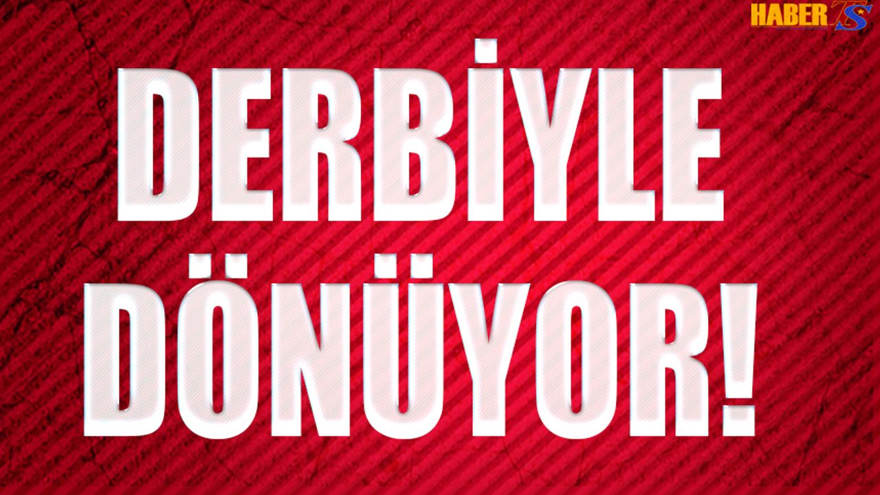 Trabzonspor Derbiyle Dönüyor!