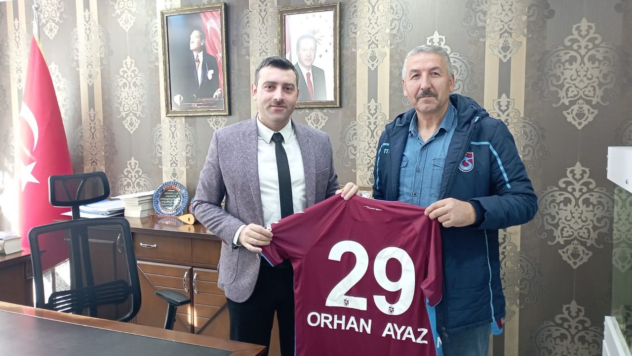 Torul Trabzonspor Derneği'nden Kaymakam Ayaz'a Ziyaret