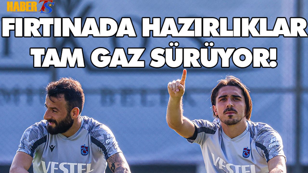 Trabzonspor'da Çalışmalar Devam Ediyor!