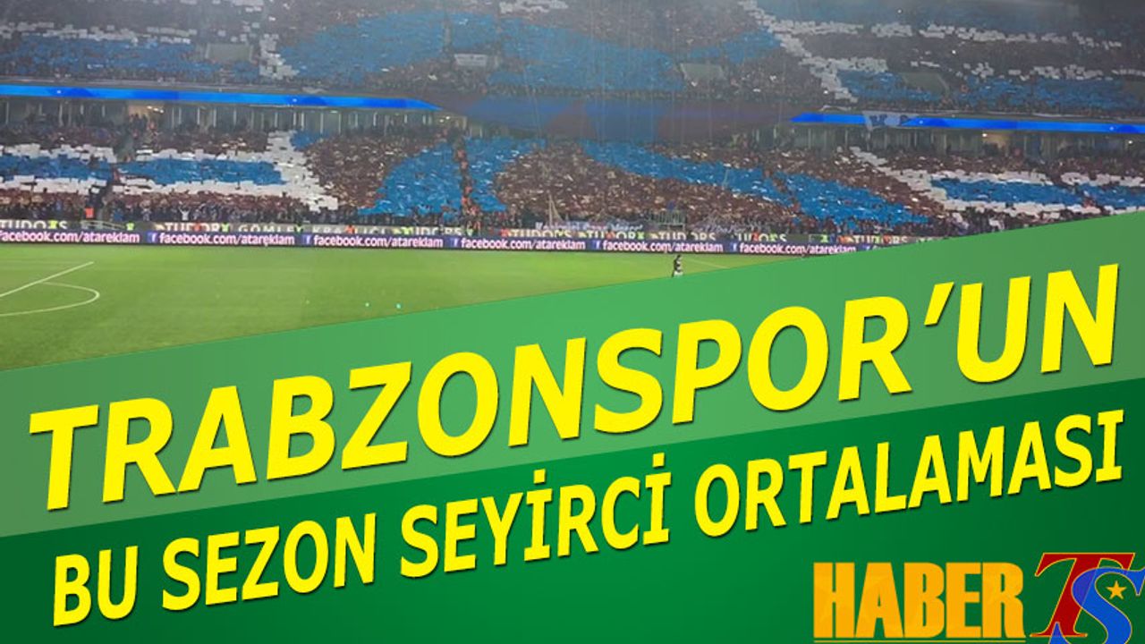 Trabzonspor'un Bu Sezon Seyirci Ortalaması