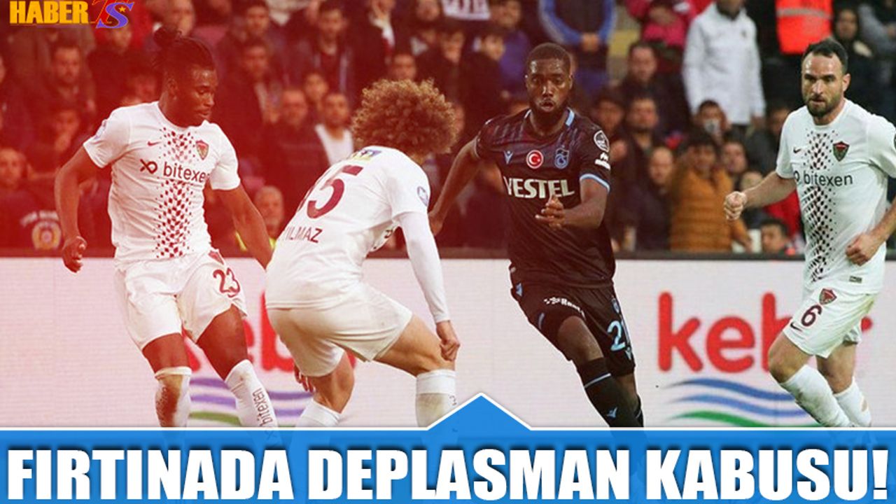 Trabzonspor'da Deplasman Kabusu!