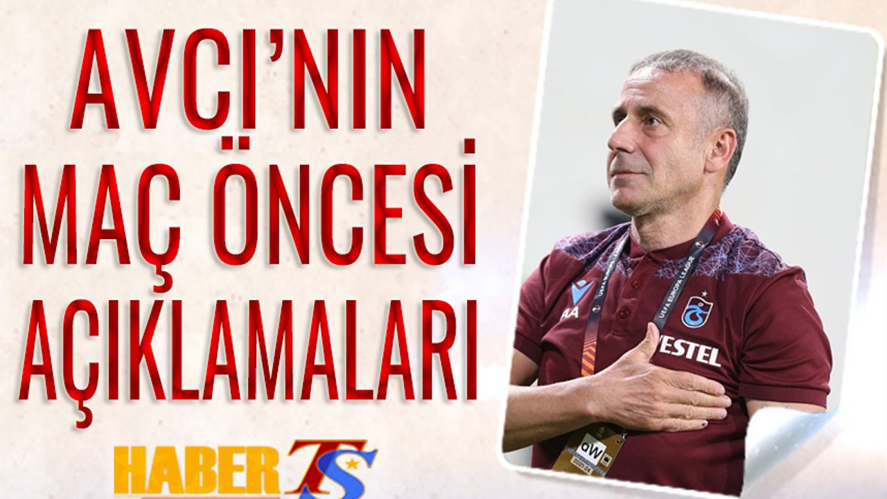 Trabzonspor Giresunspor Maçı Öncesi Abdullah Avcı'nın Açıklamaları