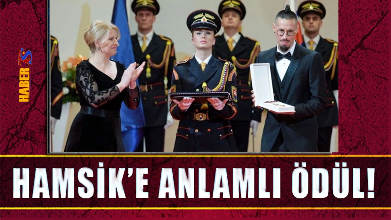 Marek Hamsik'e Ülkesinde Anlamlı Ödül!