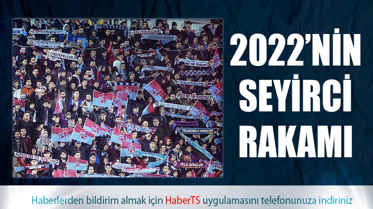 İşte Trabzonspor'un 2022 Seyirci Ortalaması