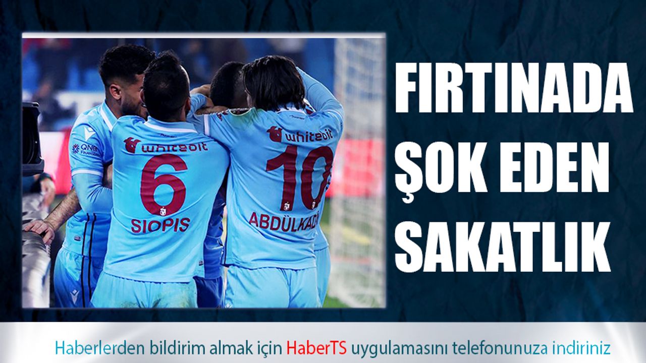 Başakşehir Maçı Öncesinde Trabzonspor'da Önemli Eksik!