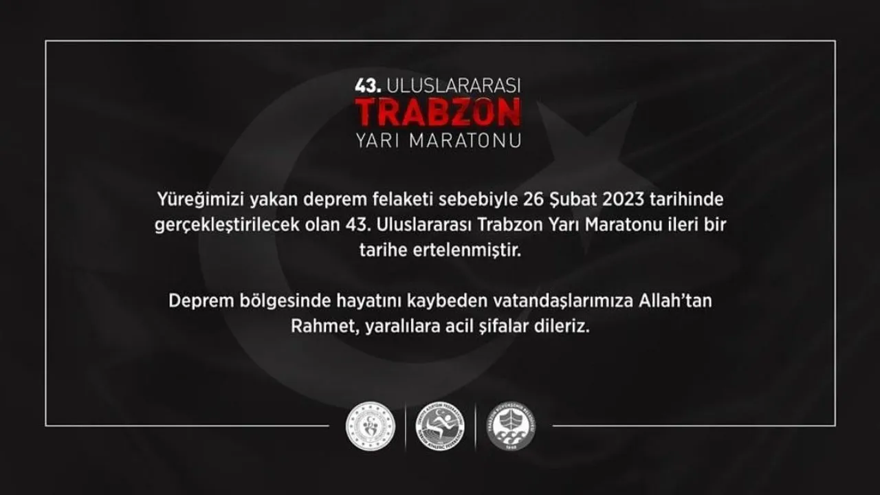 Trabzon’da dev organizasyon ertelendi!