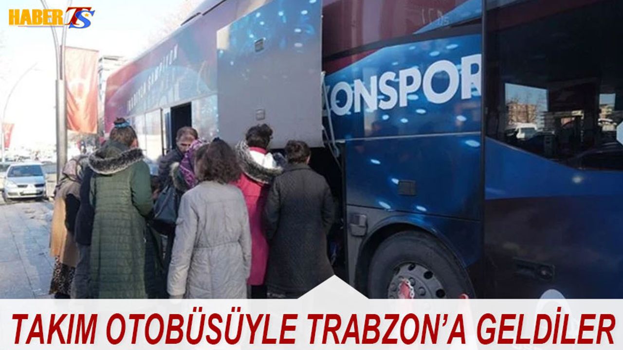 Depremzedeler Takım Otobüsüyle Trabzon'a Geldi