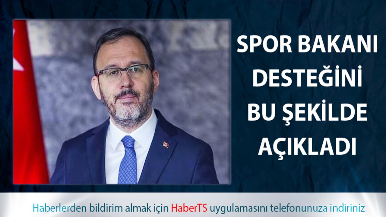Gençlik ve Spor Bakanı'ndan Trabzonspor'a Destek