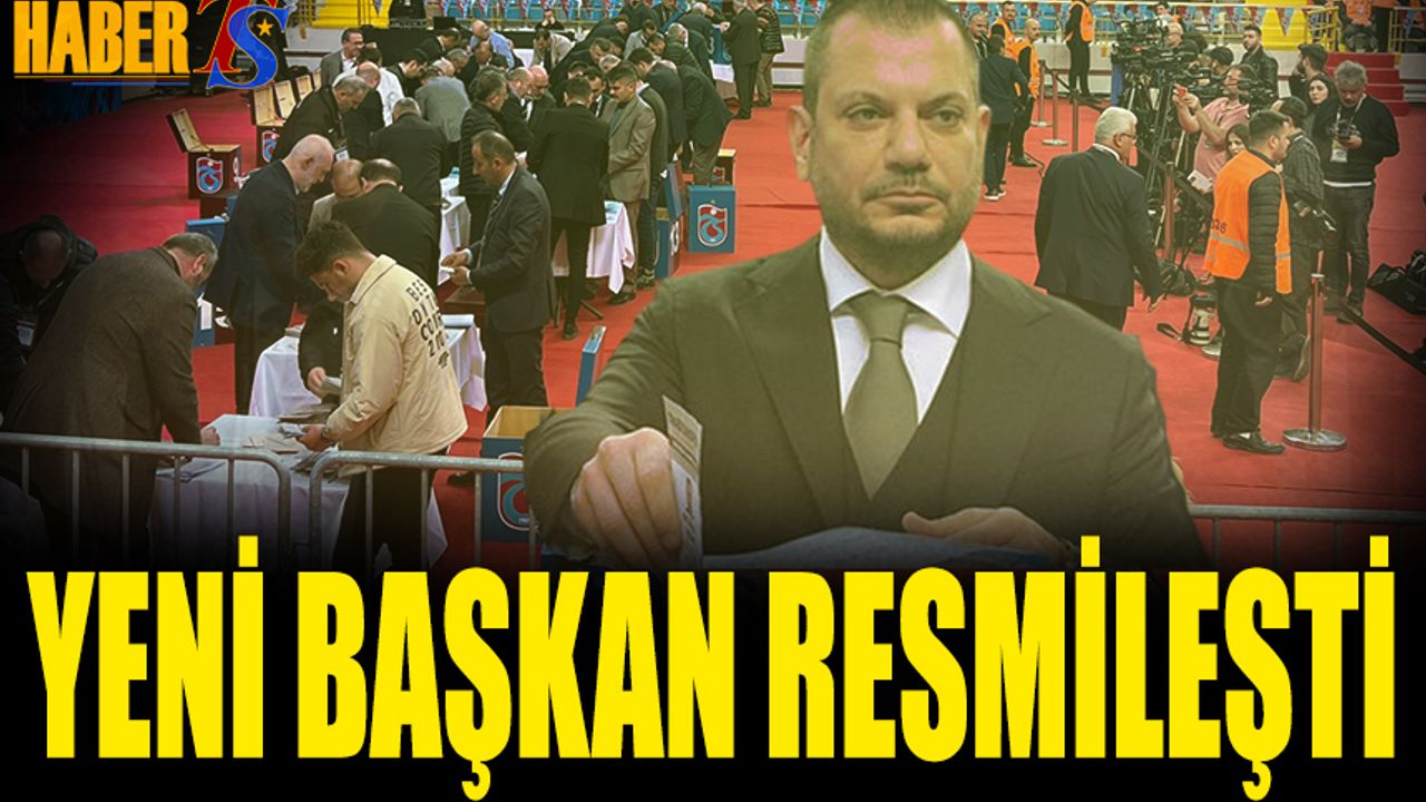 Trabzonspor'un Yeni  Başkanı Ertuğrul Doğan Oldu