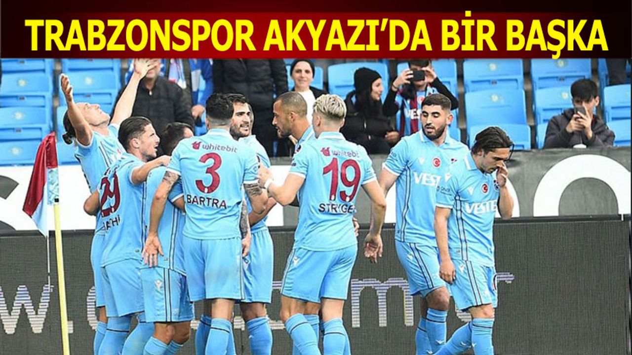 Trabzonspor Akyazı'da Bir Başka